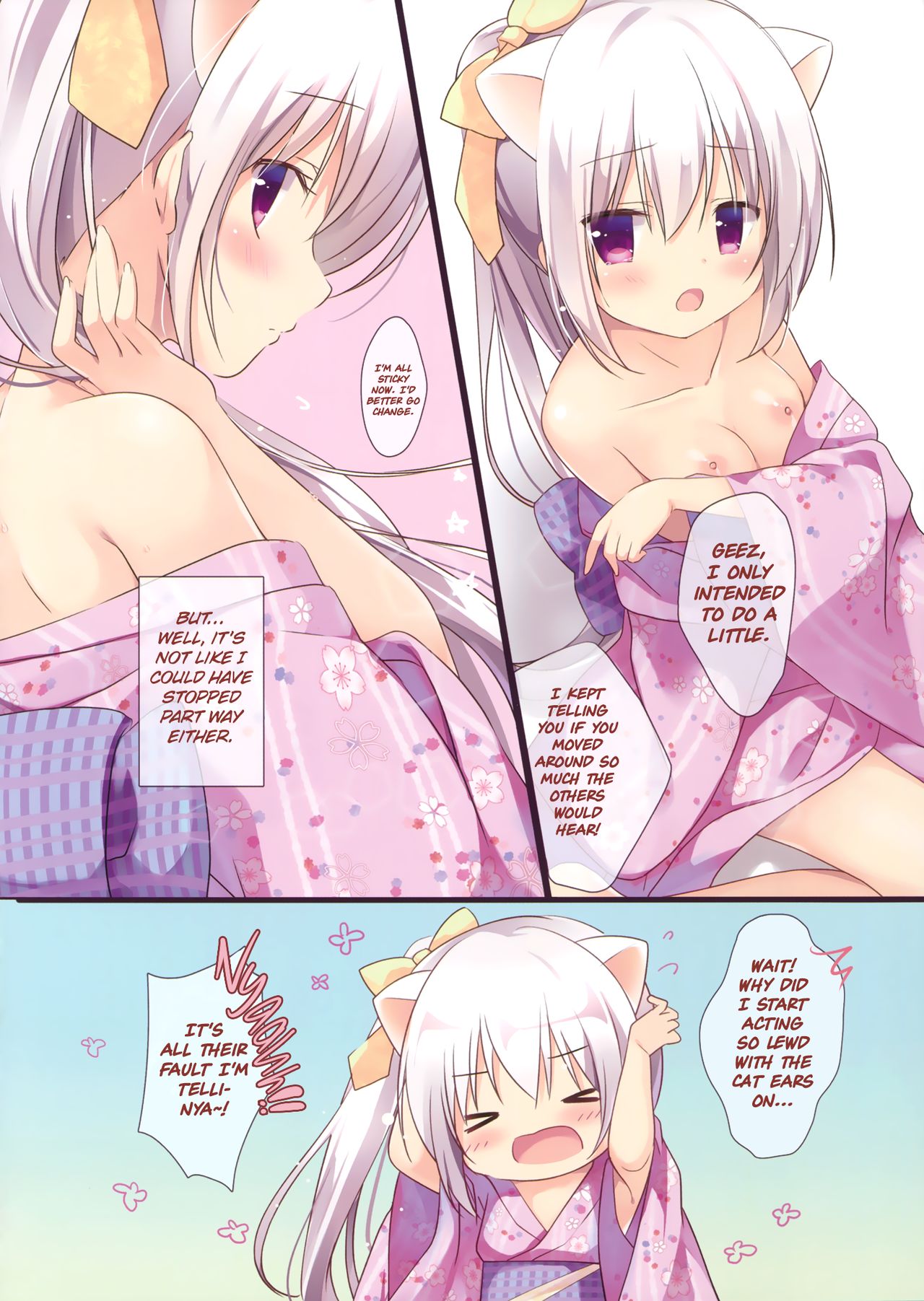 (C90) [Brown sugar (Miyasaka Naco)] Omatsuri Date wa Nekomimi no Tame deshita [English] =White Symphony= page 14 full