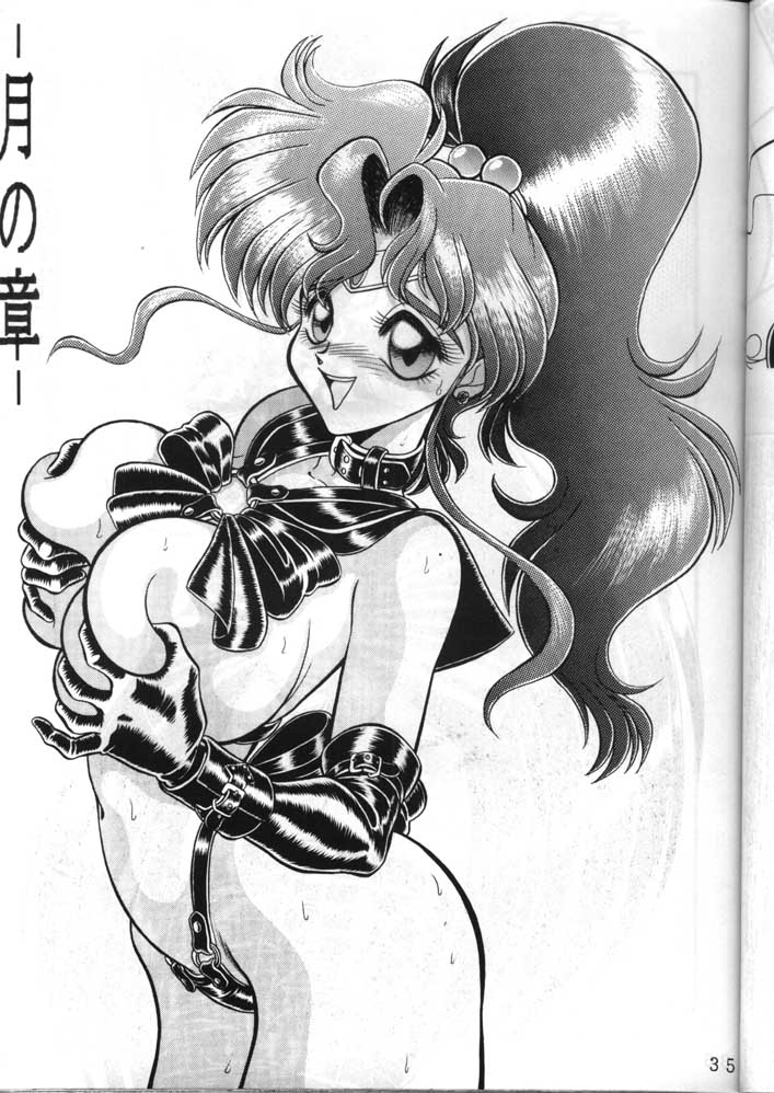 (C49) [Jingai Makyou Club (WING☆BIRD)] Gremlin Club (Bishoujo Senshi Sailor Moon, Tenchi Muyo!) page 35 full