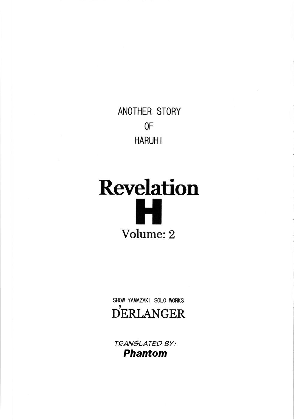 [D'ERLANGER (Yamazaki Show)] Revelation H Volume: 2 (Suzumiya Haruhi no Yuuutsu) [English] page 2 full
