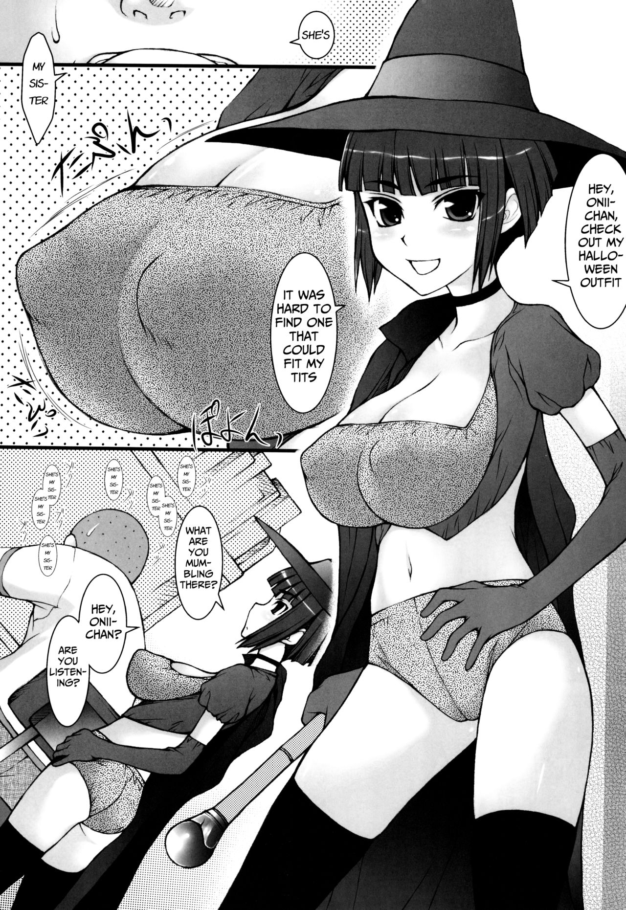 (SC53) [Idenshi no Fune, Jibaku-System (Nanjou Asuka, Suzuki Amaharu)] Trick or Treat!! / Kyonyuu Shougakusei Halloween [English] page 17 full