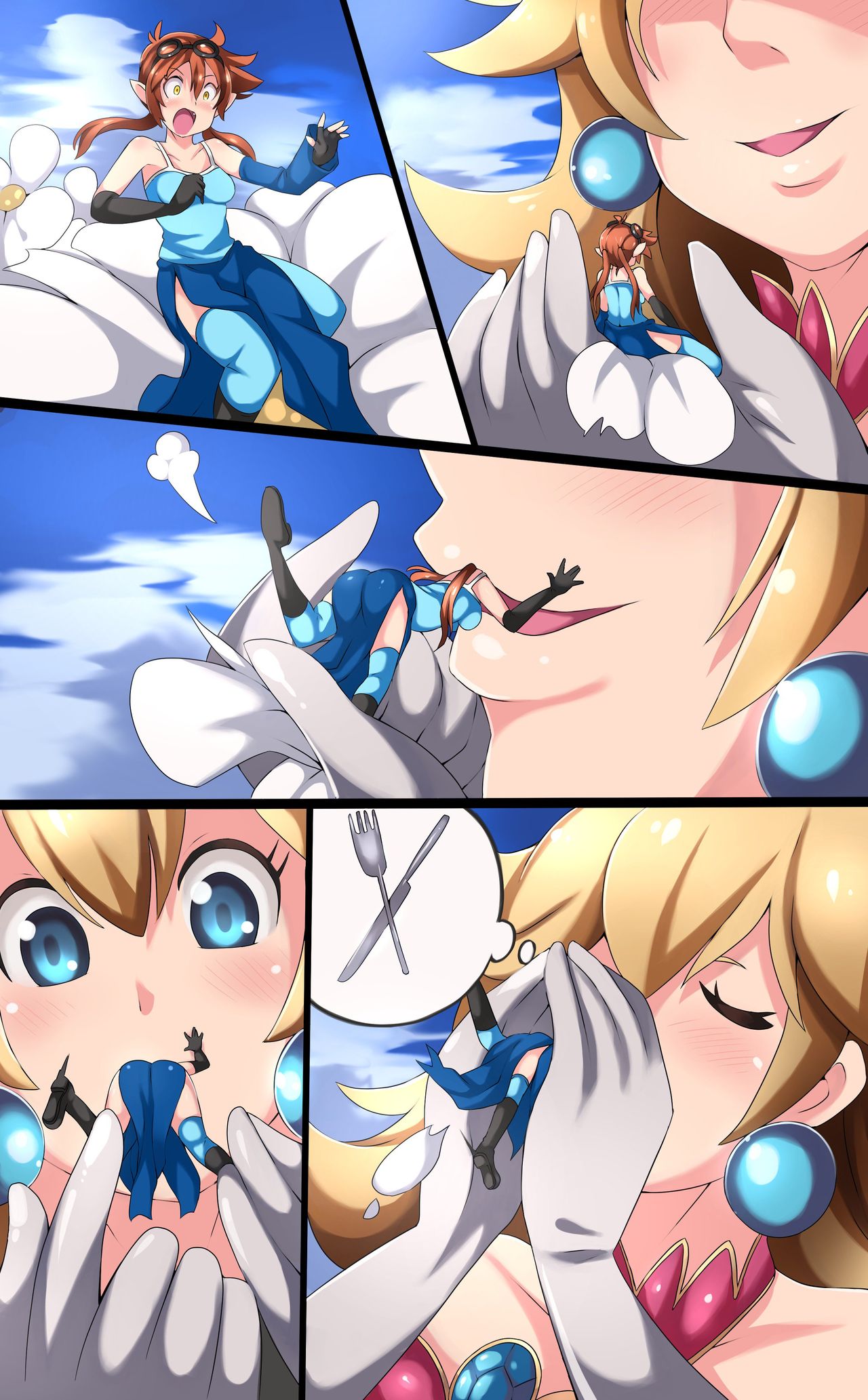 [Arniro] Peach eats Jessica page 2 full