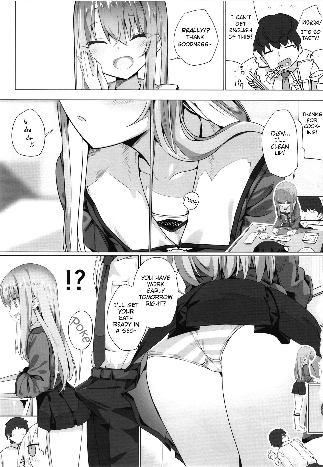 [Illumination. (Ogadenmon)] Ie ni Kaereba Illya ga Iru ya | When I come home, Illya is there. (Fate/Grand Order) [English] [Learn JP with H] [Digital] page 5 full