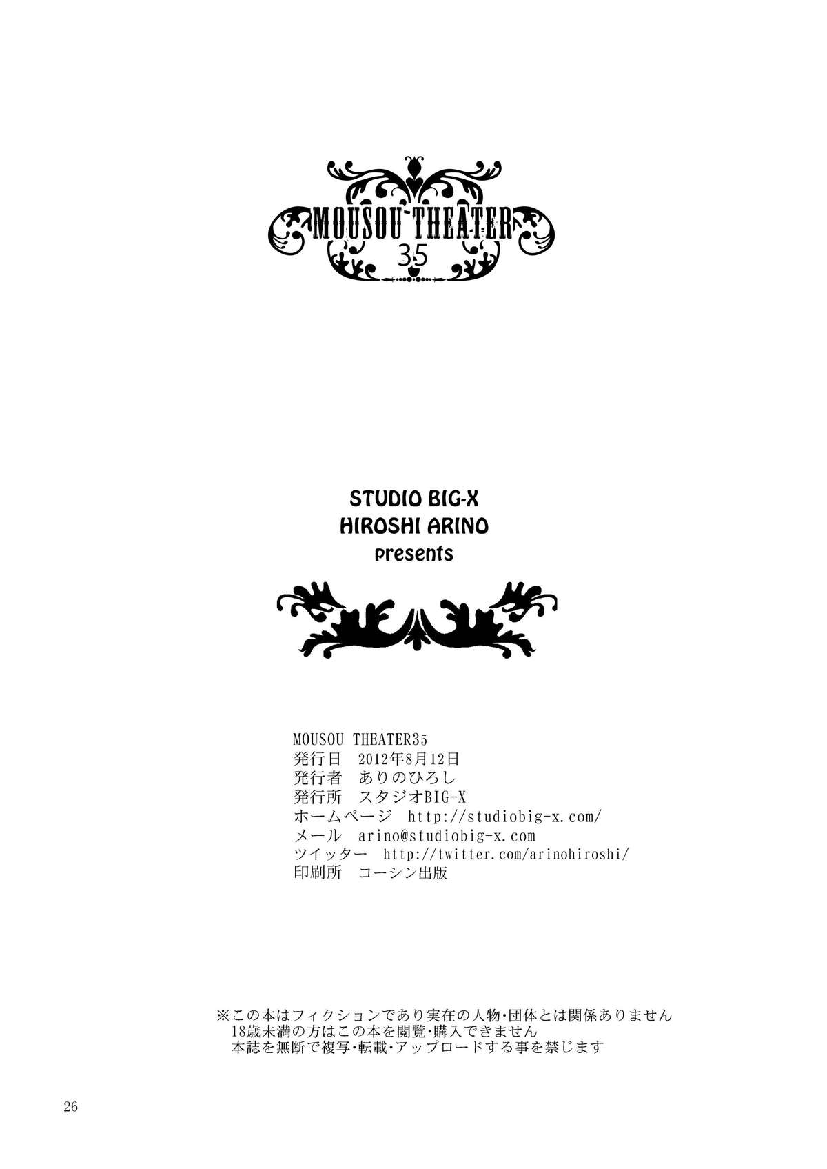 [Studio BIG-X (Arino Hiroshi)] MOUSOU THEATER 35 (Sword Art Online) [Digital] page 26 full