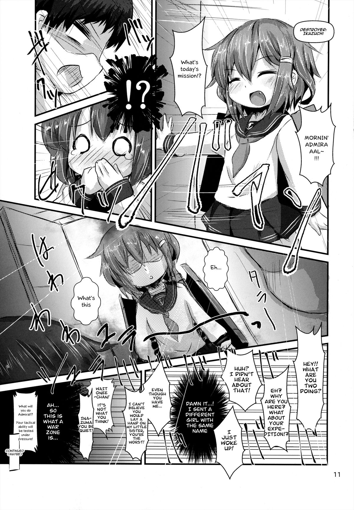 (C84) [Inyu-goya (Inyucchi)] Shireikan-san wa Sekuhara-san nanodesu! | Admiral-san is a Sexual Harasser Nanodesu (Kantai Collection -KanColle-) [English] {OTL} page 10 full