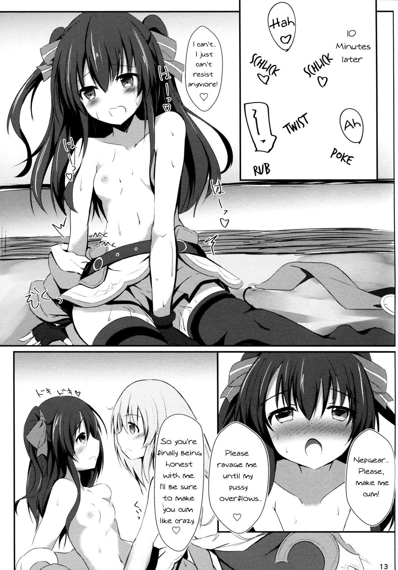 (COMIC1☆11) [Atelier Hinata (Hinata Yuu)] Gear Uni Offline (Hyperdimension Neptunia) [English] [Nepperoni] page 13 full