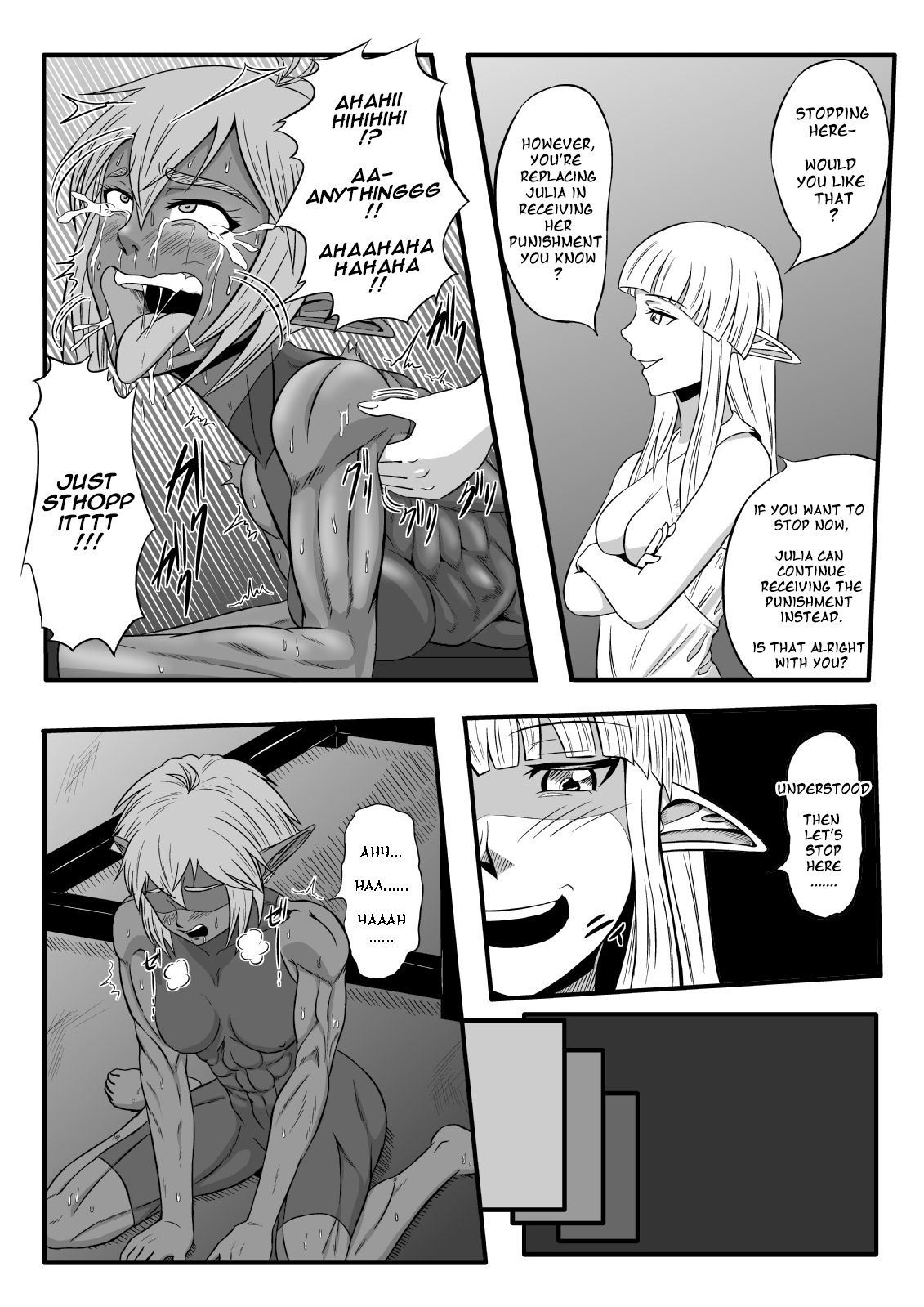 [Tick (Tickzou)] Kusuguri Goumon Taikyuu Hon ~Dark Elf Sokkin Hen~ | Tickling Torture Endurance Book ~Dark Elf Entourage~ [English] [Taipan Translationz] page 23 full