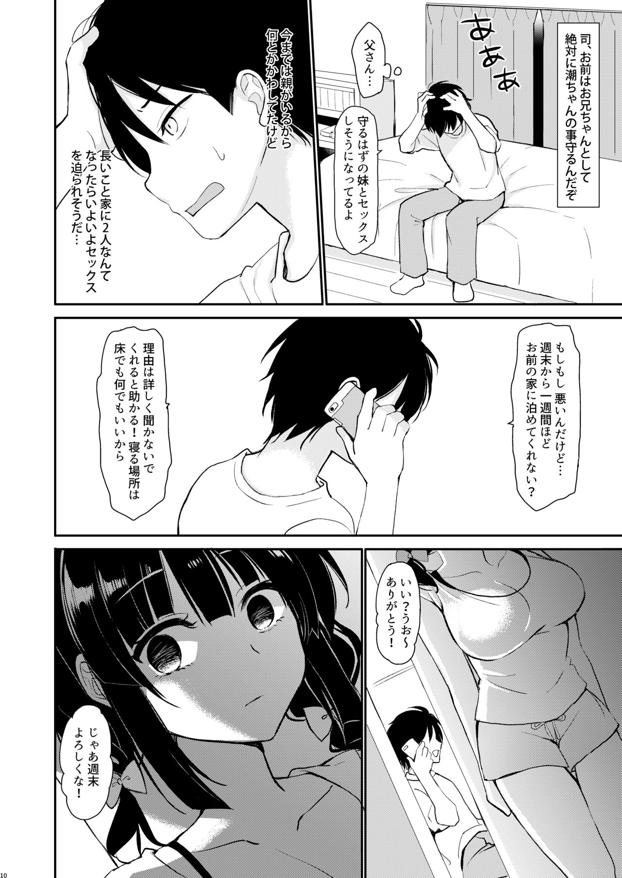 [PigPanPan (Ikura Nagisa)] Boku wa Imouto ni Sakaraenai - I cannot go against my sister. [Digital] page 9 full