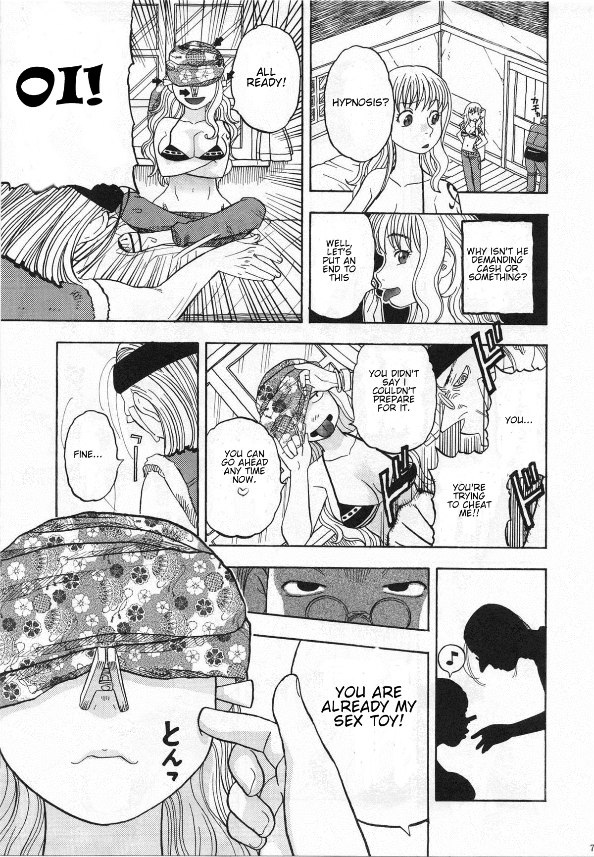 (C81) [Studio Wallaby (Niiruma Kenji)] Nami no Iinari Saimin | Nami's Submission Hypnosis (One Piece) [English] {Ogodei-Khan} page 4 full