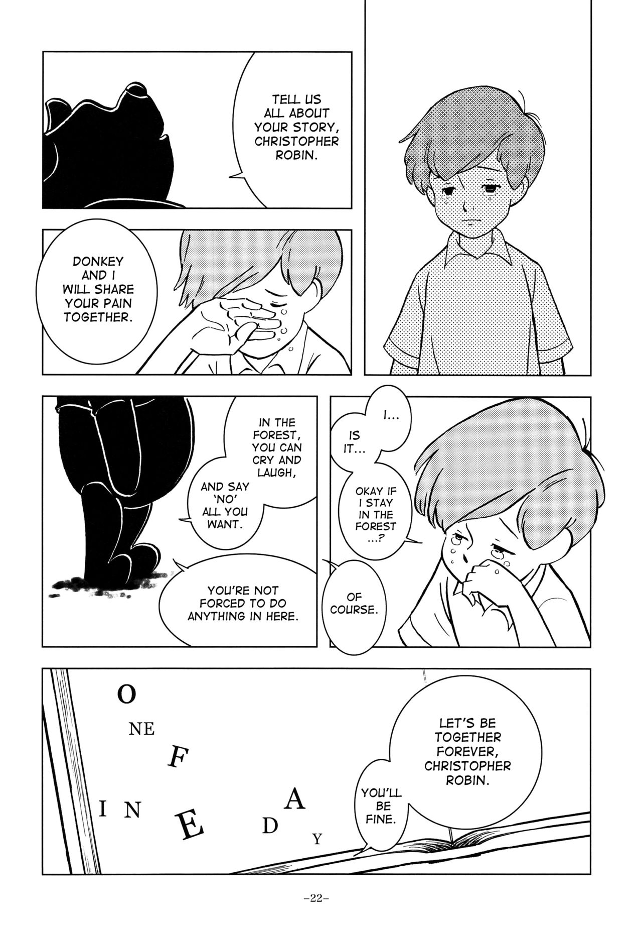 (ShotaFes 2) [Okashi Tai (Kin no Tamamushi)] Christopher Robin to Himitsu no Mori (Winnie the Pooh) [English] [desudesu] page 21 full