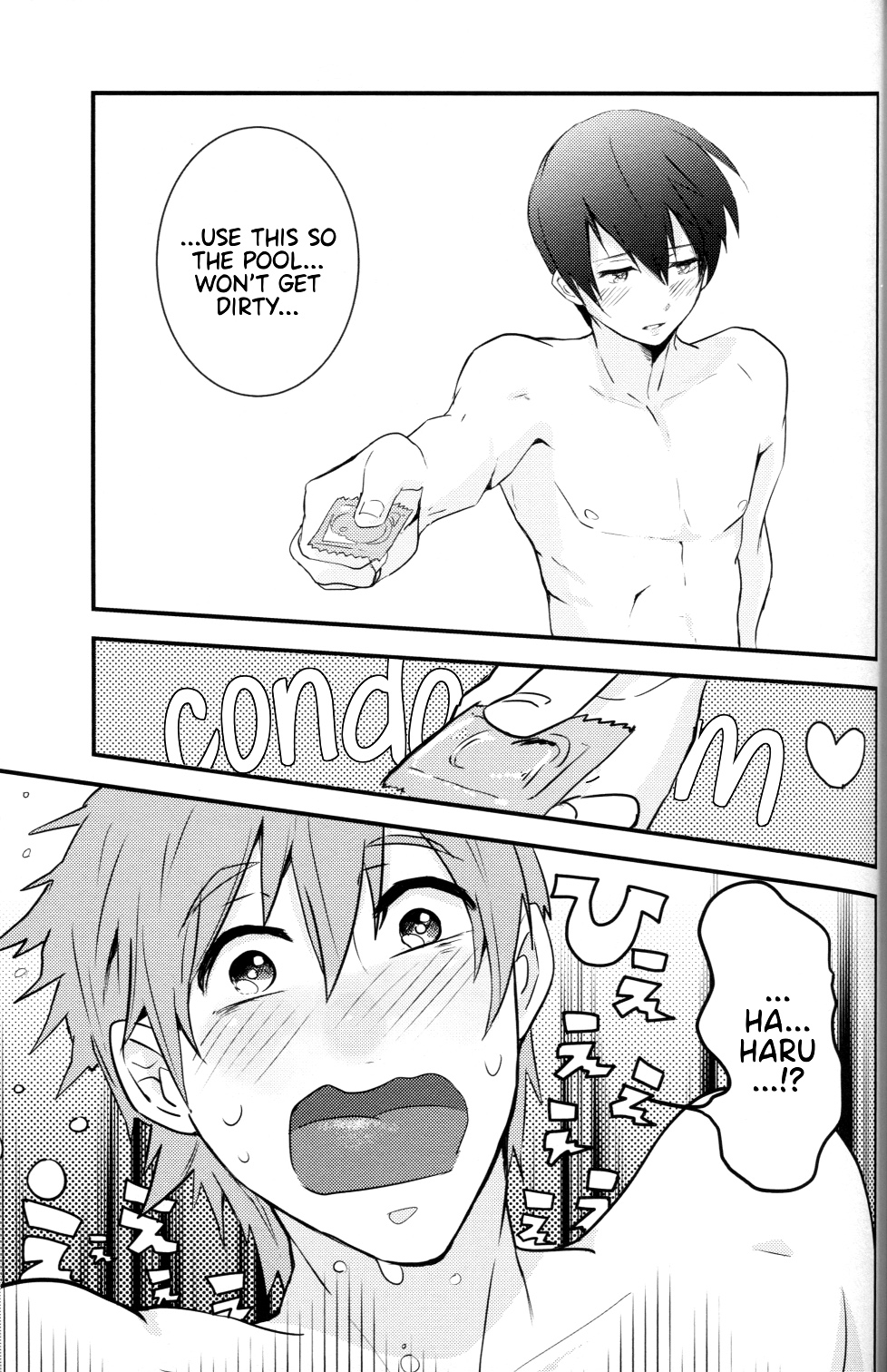 (Renai Jiyuugata! entry2) [Kokon no Kaze (raipanda)] Under Water Speaker (Free!) [English] page 22 full