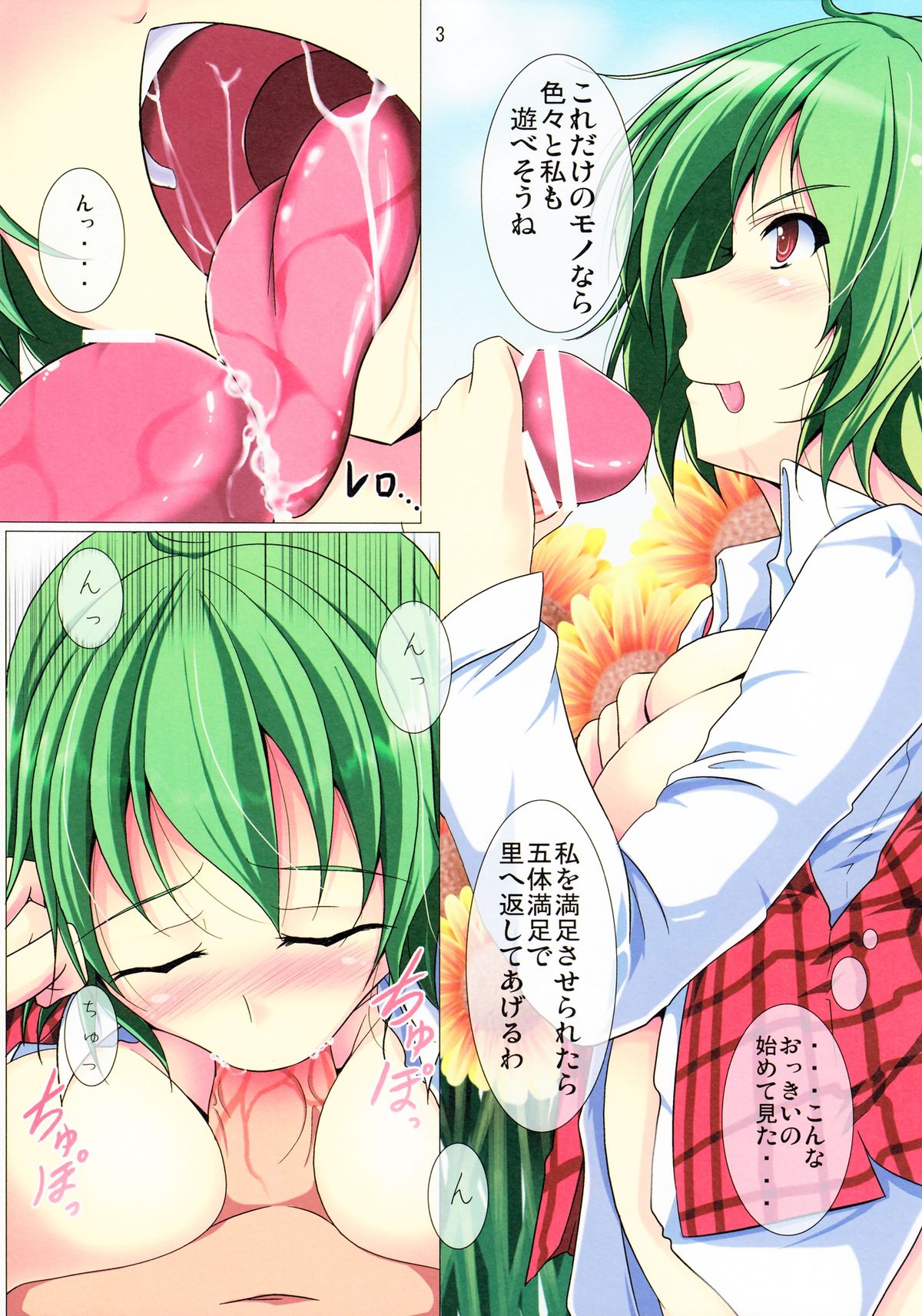 (SC53) [Penetrate (Reiha)] Yuuka H Taiyou no Hata Nite (Touhou Project) page 4 full