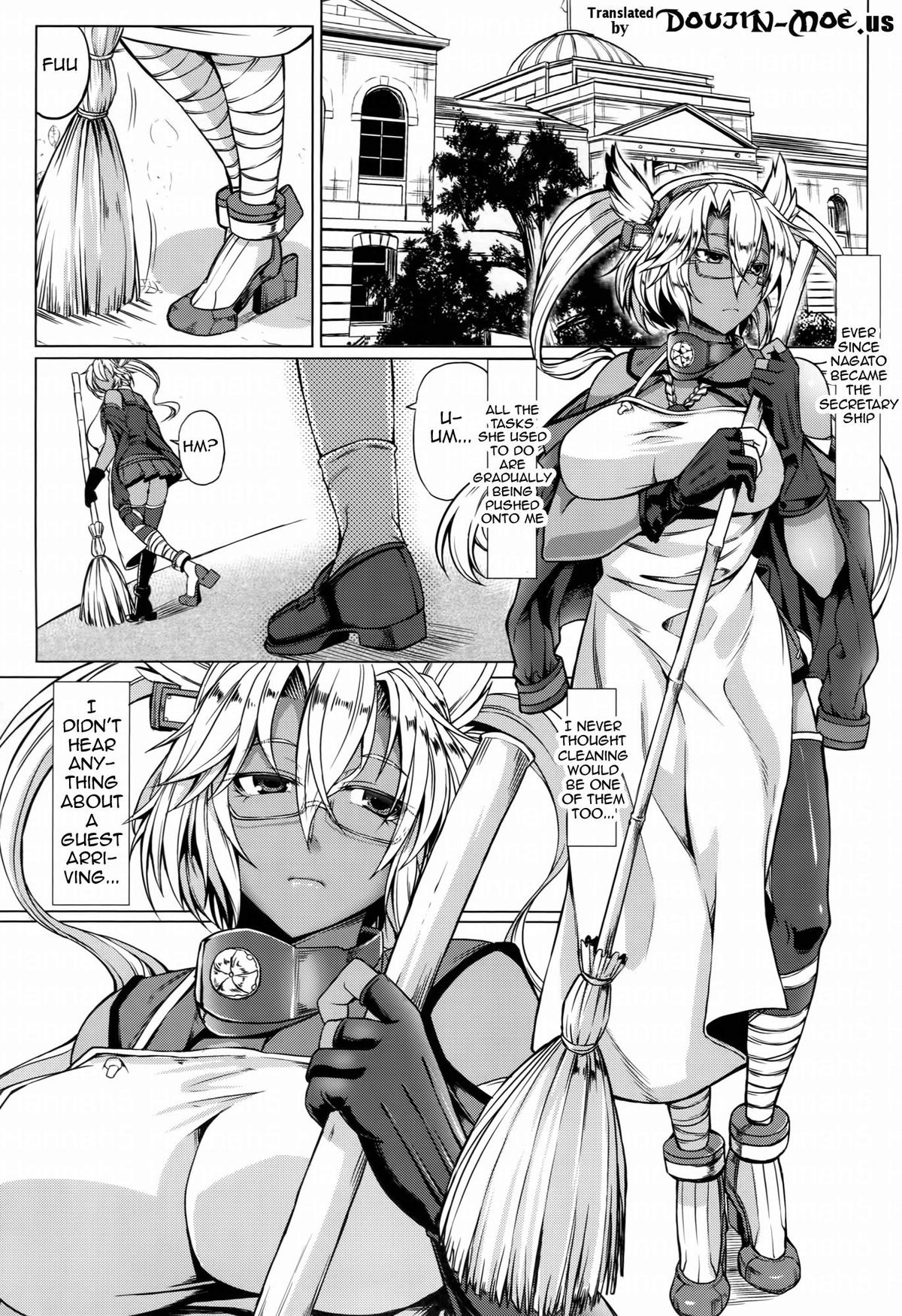 (C87) [Nanakorobi Yaoki (kinntarou)] Musashi-ryu Seikyouiku | Musashi-Style Sex Ed (Kantai Collection -KanColle-) [English] [doujin-moe.us] page 2 full