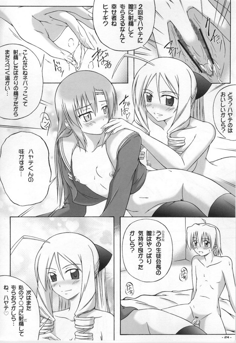 (C77) [Assemblink (Suzuka Sakito)] Kono Hoshide Mottomo Idaina Megami No Namae (Hayate no Gotoku!) page 23 full