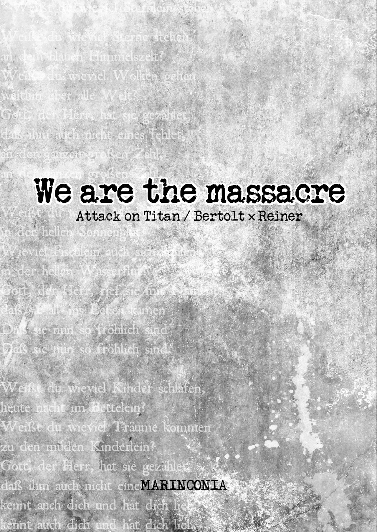 [Marinconia (Maru Mary)] We are the Massacre (Shingeki no Kyojin) [Digital] page 3 full