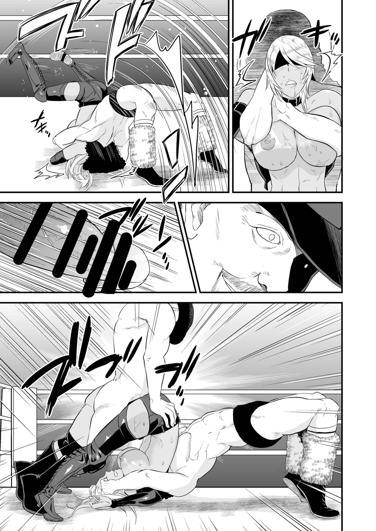 [Mike ni Mage (Yamato Techno)] Ochita Heel Wrestler [Digital] page 17 full