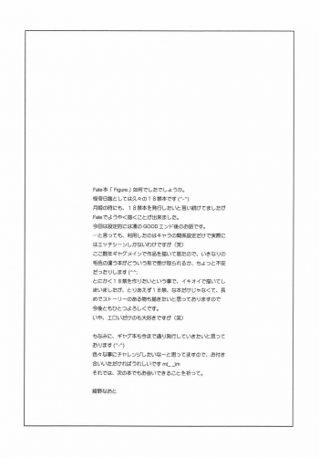 (C66) [Kaikinisshoku (Ayano Naoto)] Figure (Fate/stay night) - page 24