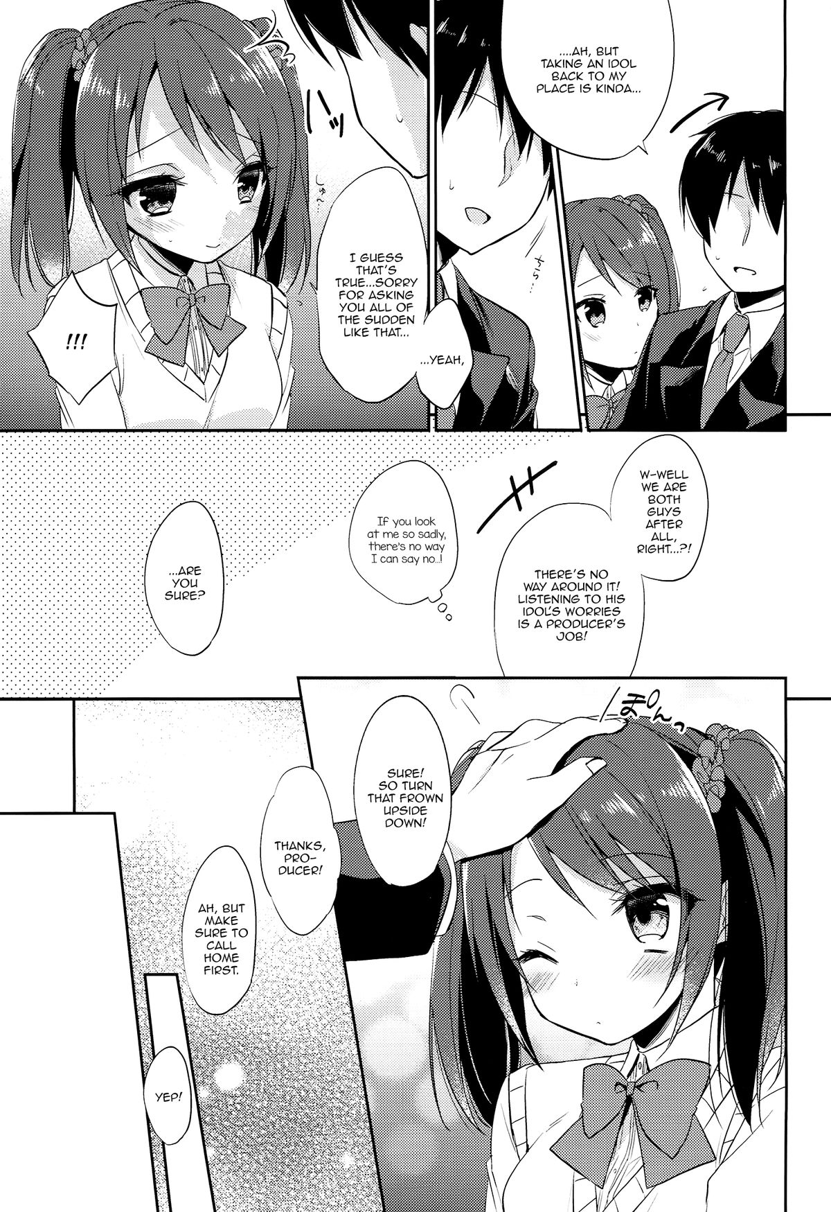 (Dramatic Change Osaka) [R*kaffy (Aichi Shiho)] Onnanoko no Kimochi (THE IDOLM@STER SideM) [English] [mysterymeat3] page 9 full