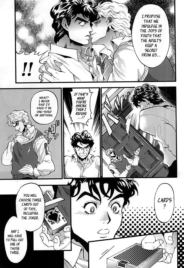 (Golden Blood 17) [GOMIX! (Kijima Daisyarin)] Joker Game (JoJo's Bizarre Adventure) [English] {Leon990 Scanlations} page 5 full