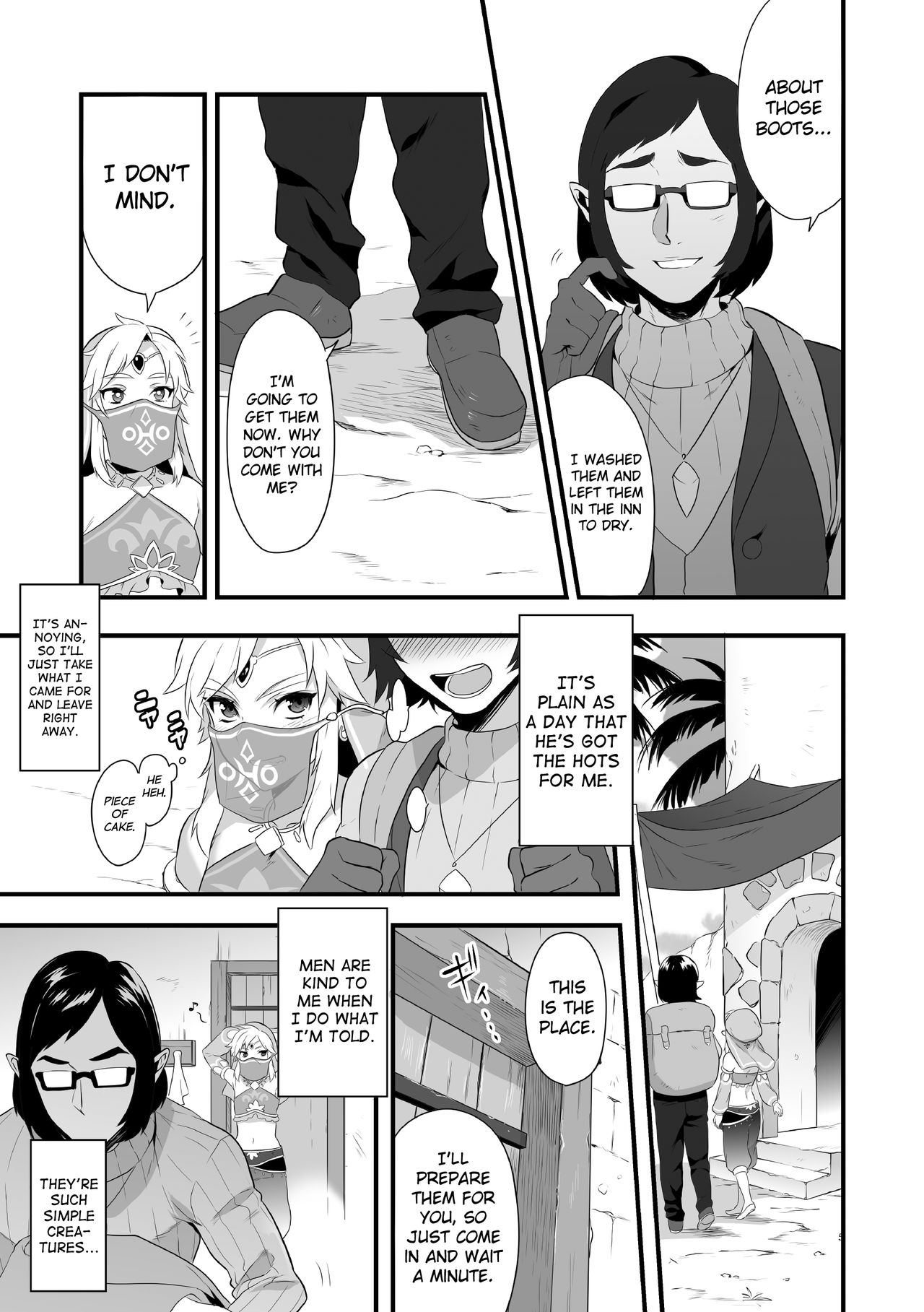 [Morittokoke (Morikoke)] Yuusha ga Onnanoko ni Sarechau Hon (The Legend of Zelda) [English] [biribiri] [Digital] page 6 full