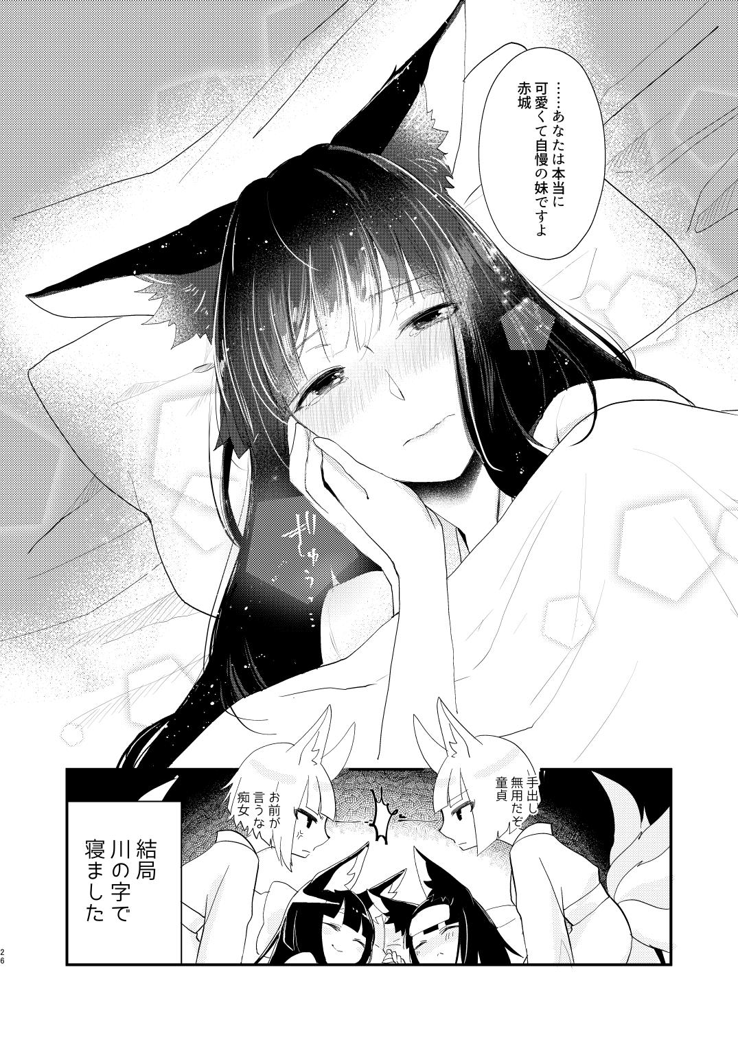 [Yuribatake Bokujou (Kon)] Kore dakara Onna o Daita Koto mo Nai Onna wa!! (Azur Lane) [Digital] page 25 full