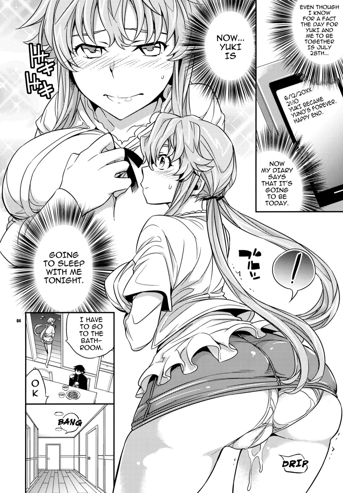 (C81) [Crazy9 (Ichitaka)] Yuki Yuno Ai no Mirai Nikki + 2011 Winter Omake (Mirai Nikki) [English] [darknight] page 3 full