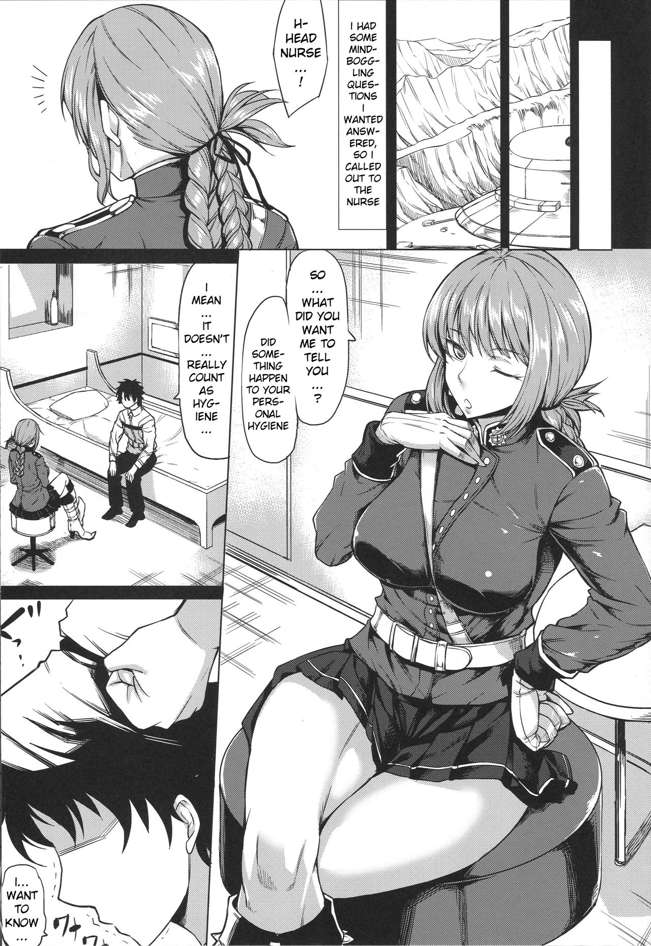 (C96) [Nanakorobi Yaoki (kinntarou)] Mash Gomen... Fuchou-san no Sourou Kaizen Training (Fate/Grand Order) [English] [xinsu] page 2 full