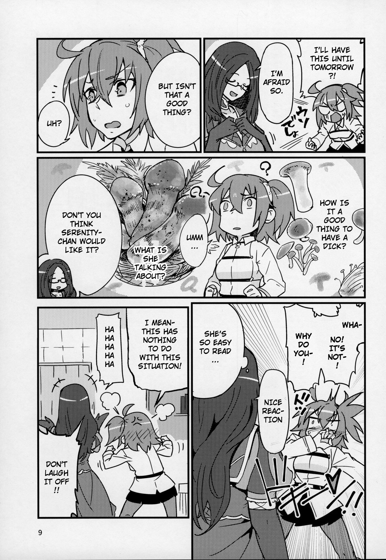 (C92) [Marutori no Chazuke (Torichamaru)] Seihitsu-chan wa Sawareraretai | Serenity-chan wants to be touched (Fate/Grand Order) [English] page 8 full