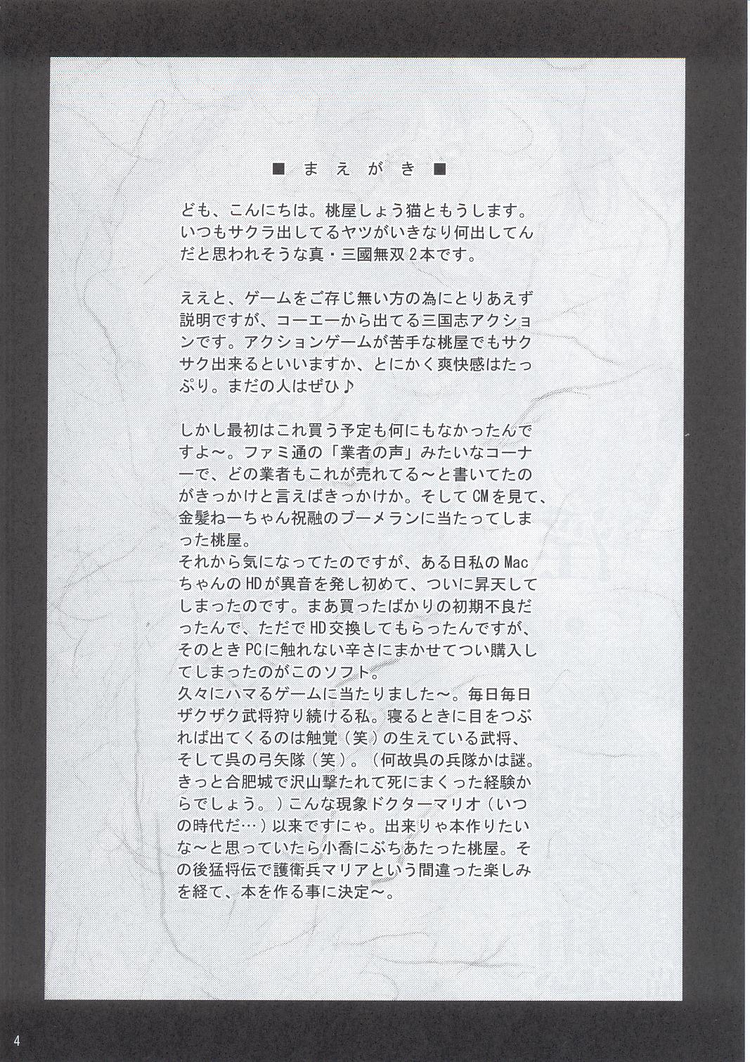 (C63) [U.R.C (Momoya Show-Neko)] In Sangoku Musou (Dynasty Warriors) page 3 full