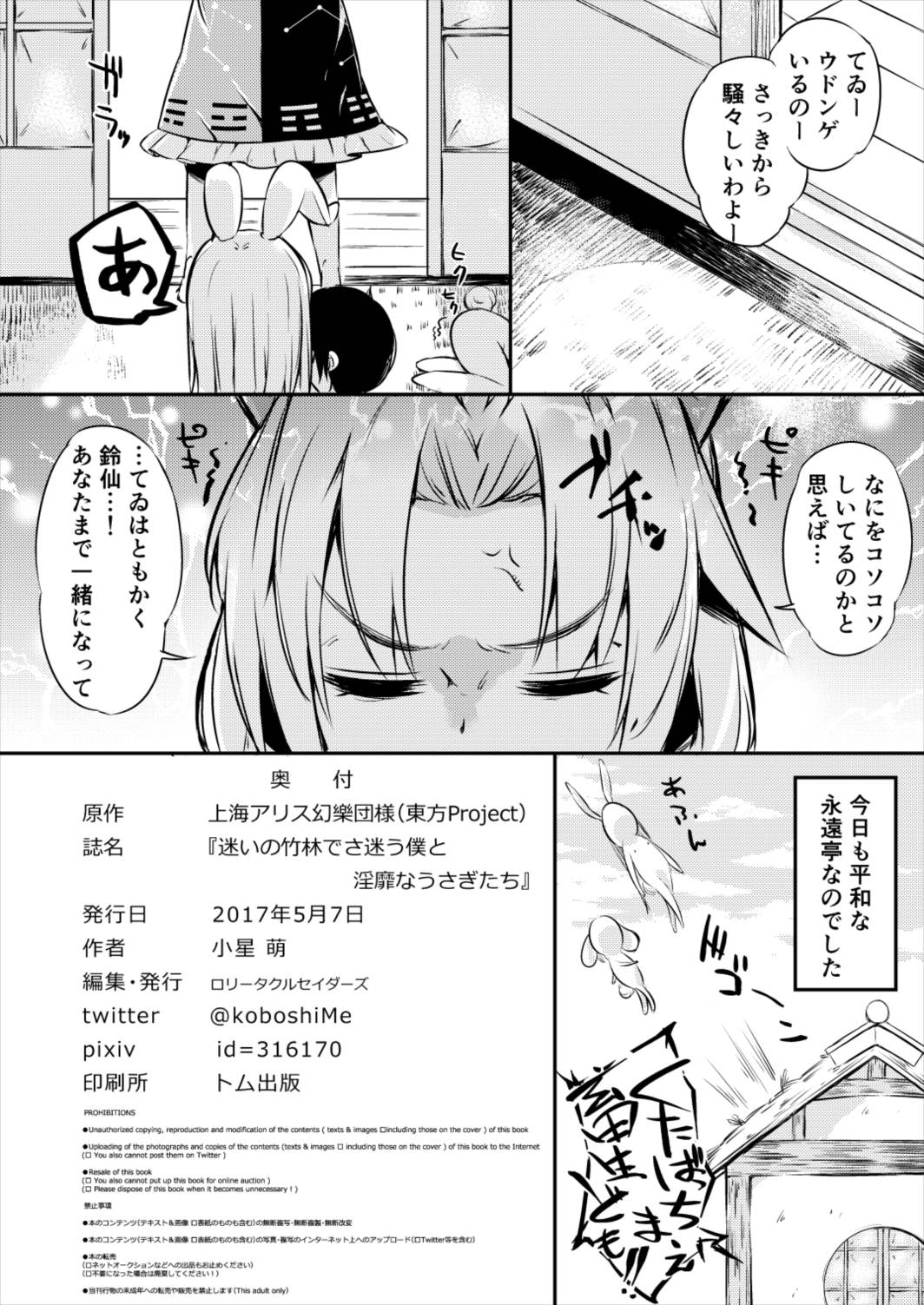 [Lolita Crusaders (Kohoshi Moe)] Mayoi no Chikurin de Samayou Boku to Inbi na Usagi-tachi (Touhou Project) [Digital] page 25 full