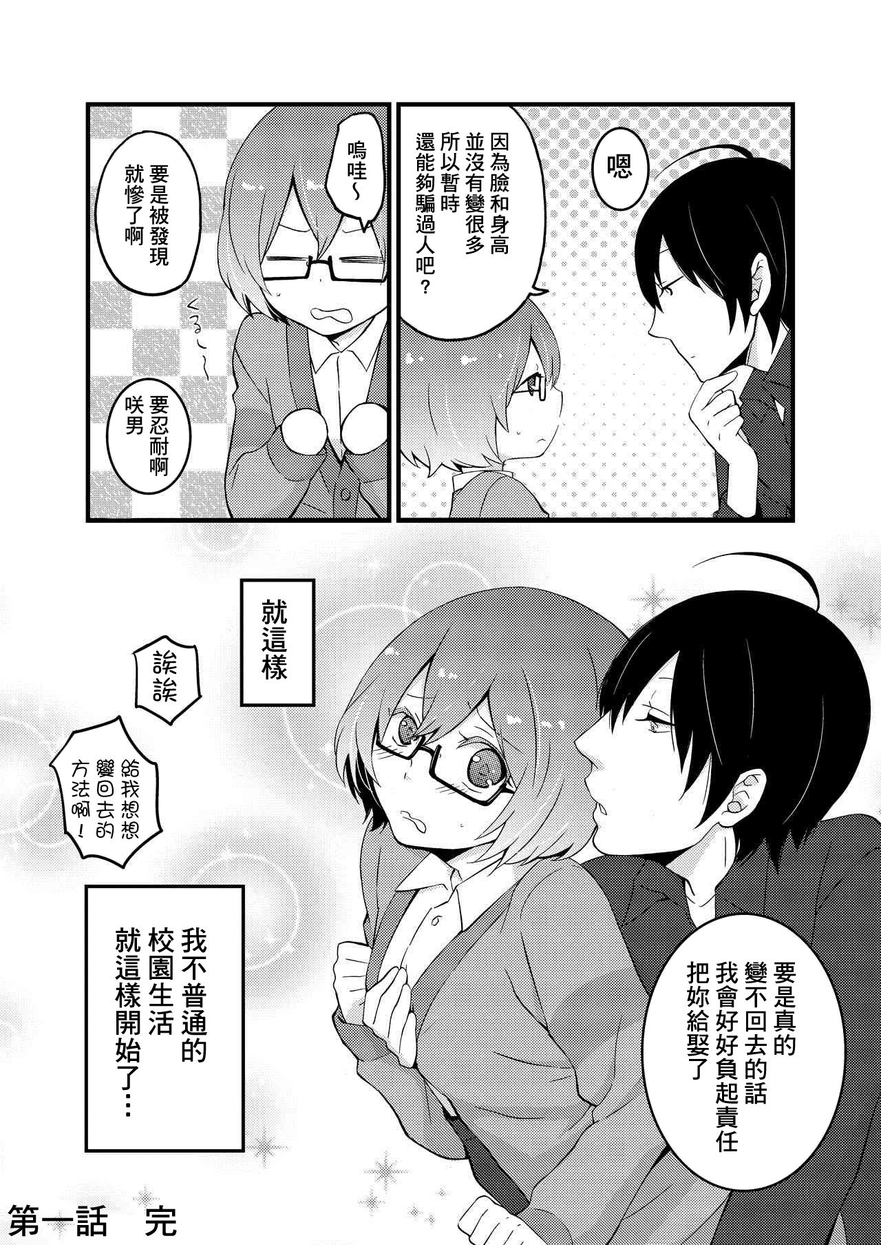 [Nagata Maria] Totsuzen Onnanoko ni Natta node, Ore no Oppai Monde mimasen ka? 1 [Chinese] [基德漢化組] page 33 full