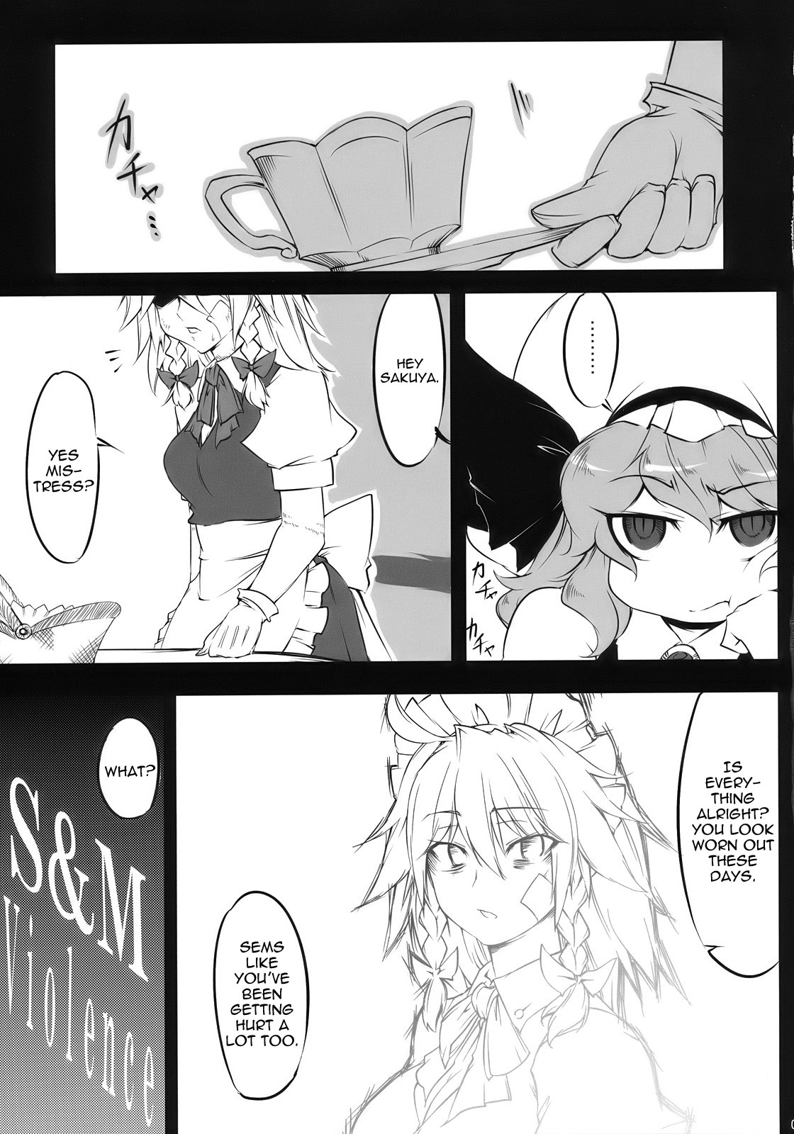 (C78) [BURUMAN (Tajima Yuki)] S&M Violence (Touhou Project) [English] =LWB= page 5 full