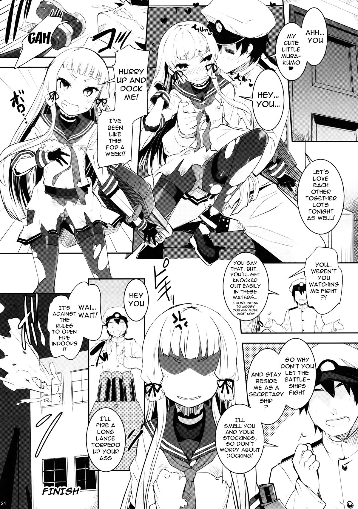 (C85) [Misty Isle (Sorimura Youji)] Kuchi Kuchi! (Kantai Collection -KanColle-) [English] {doujin-moe.us} page 23 full