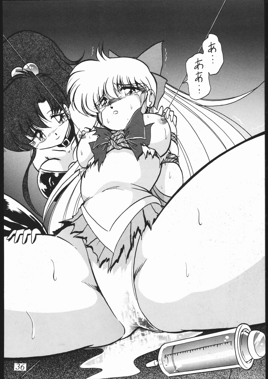 (C55) [Studio Z-AGNAM (Wing Bird)] DOGAKOMUSUME EX BOMBER MOON (Sailor Moon) page 37 full