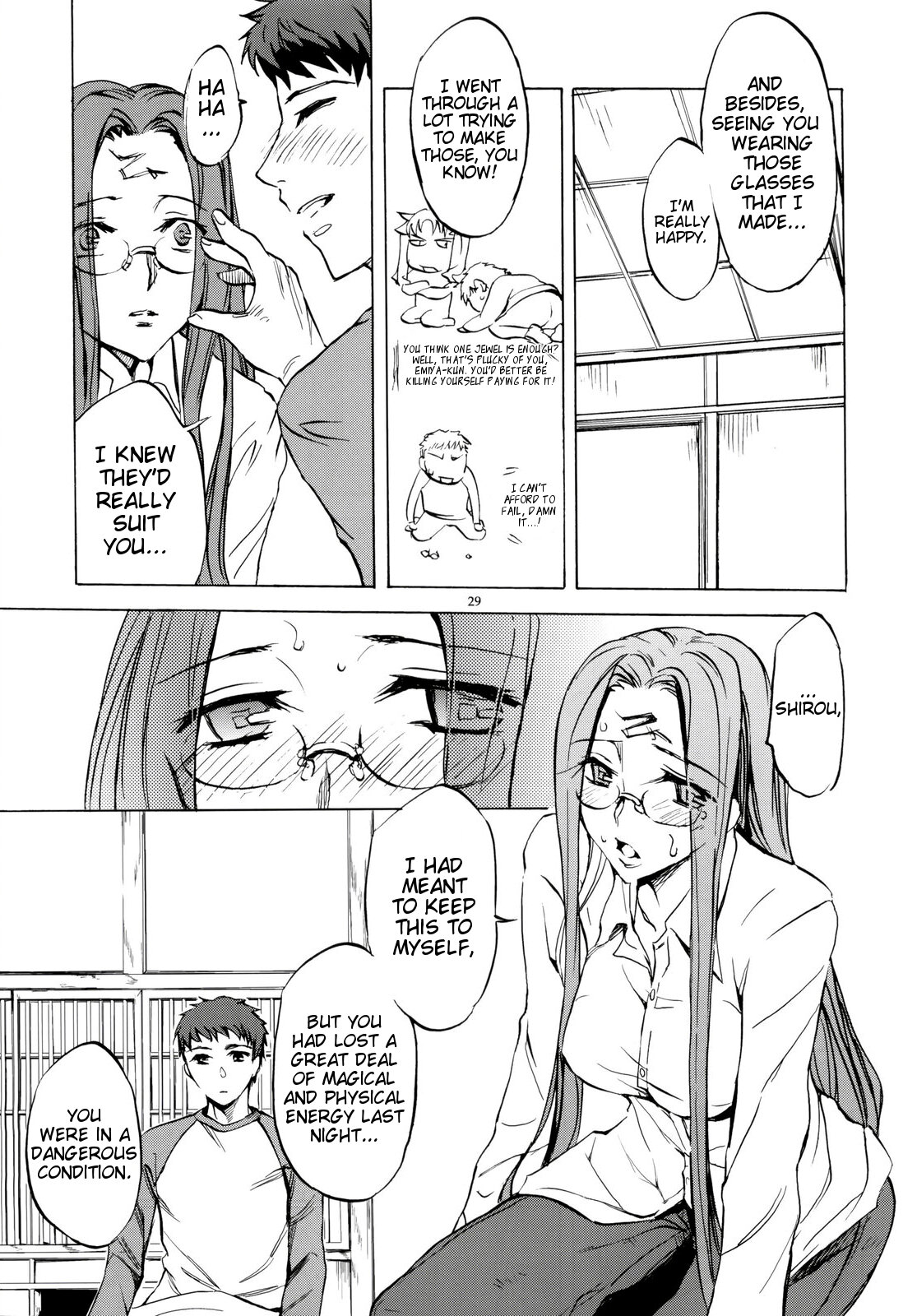 (C76) [Clover Kai (Emua)] Face/stay at the time (Face es-all divide) (Fate/stay night) [English] [EHCOVE] page 28 full