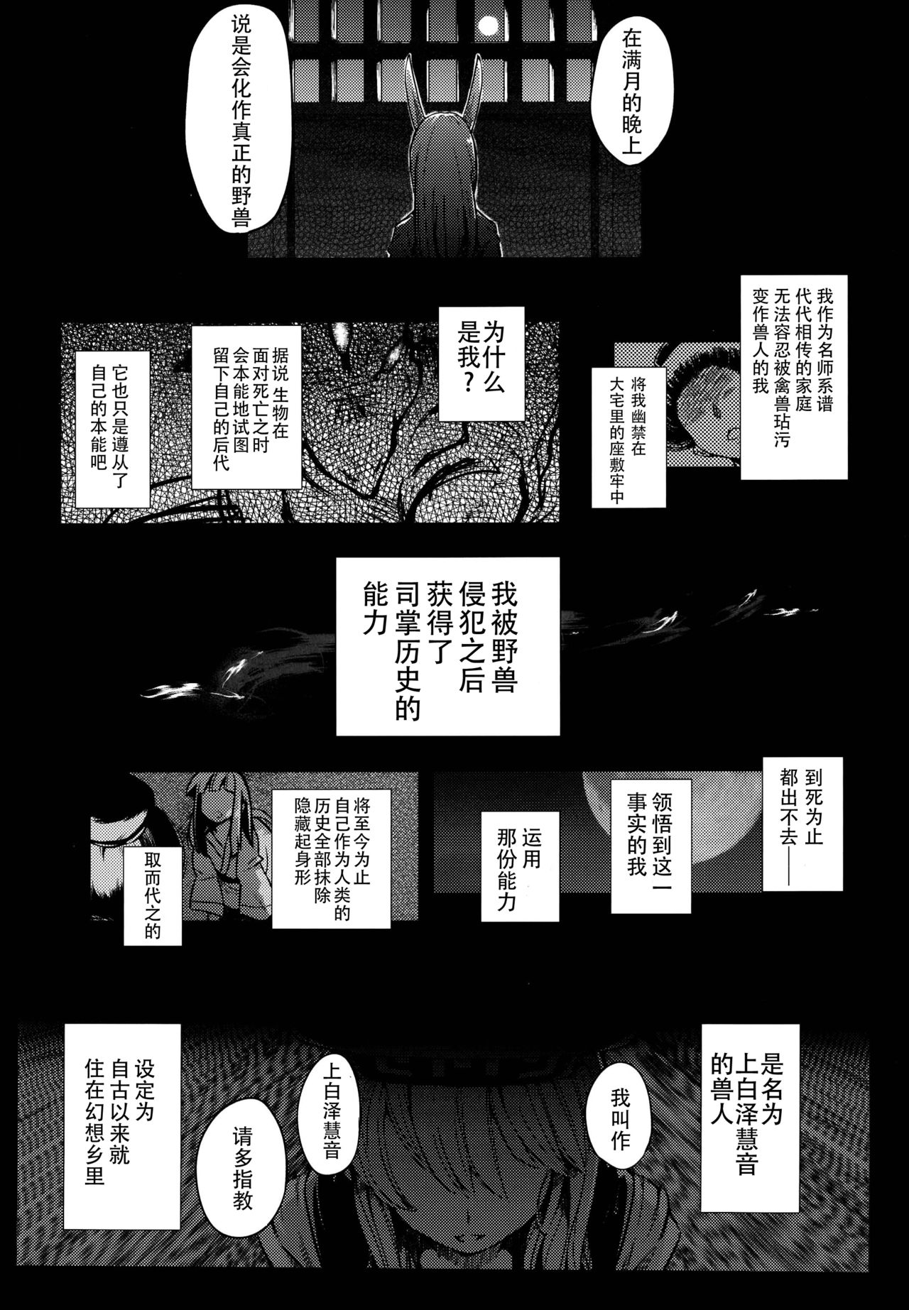 (C95) [Armament Calcium (Take Calcium)] Juuyoku Kyoushitsu (Touhou Project) [Chinese] [朔夜汉化组] page 53 full