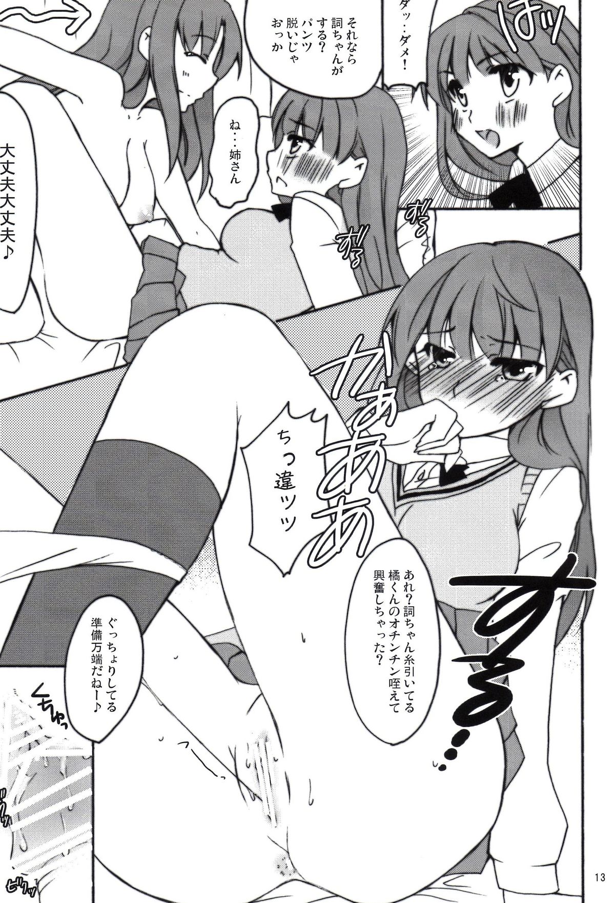 [Kagi Node (Tsubaki Hara )] Hanikami (Amagami) page 13 full