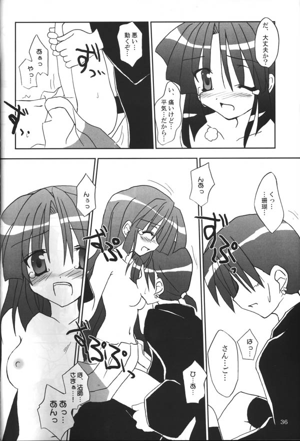 (C65) [Sumitan (Satou Kibi)] Sango-chan no Hon - Dai-san Maku (Inuyasha) page 34 full