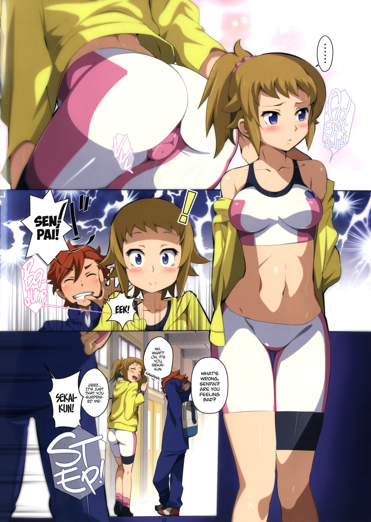 (C87) [Yowatari Kouba (Jet Yowatari)] BATTLE END FUMINA (Gundam Build Fighters Try) [English] =Brolen + CW= page 2 full