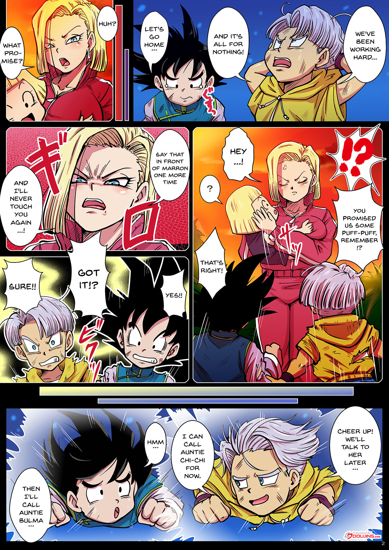 [Yuzuponz (Rikka Kai)] Delivery Bitch Mama Super (Dragon Ball Super) [English] [Doujins.com] [Digital] page 2 full