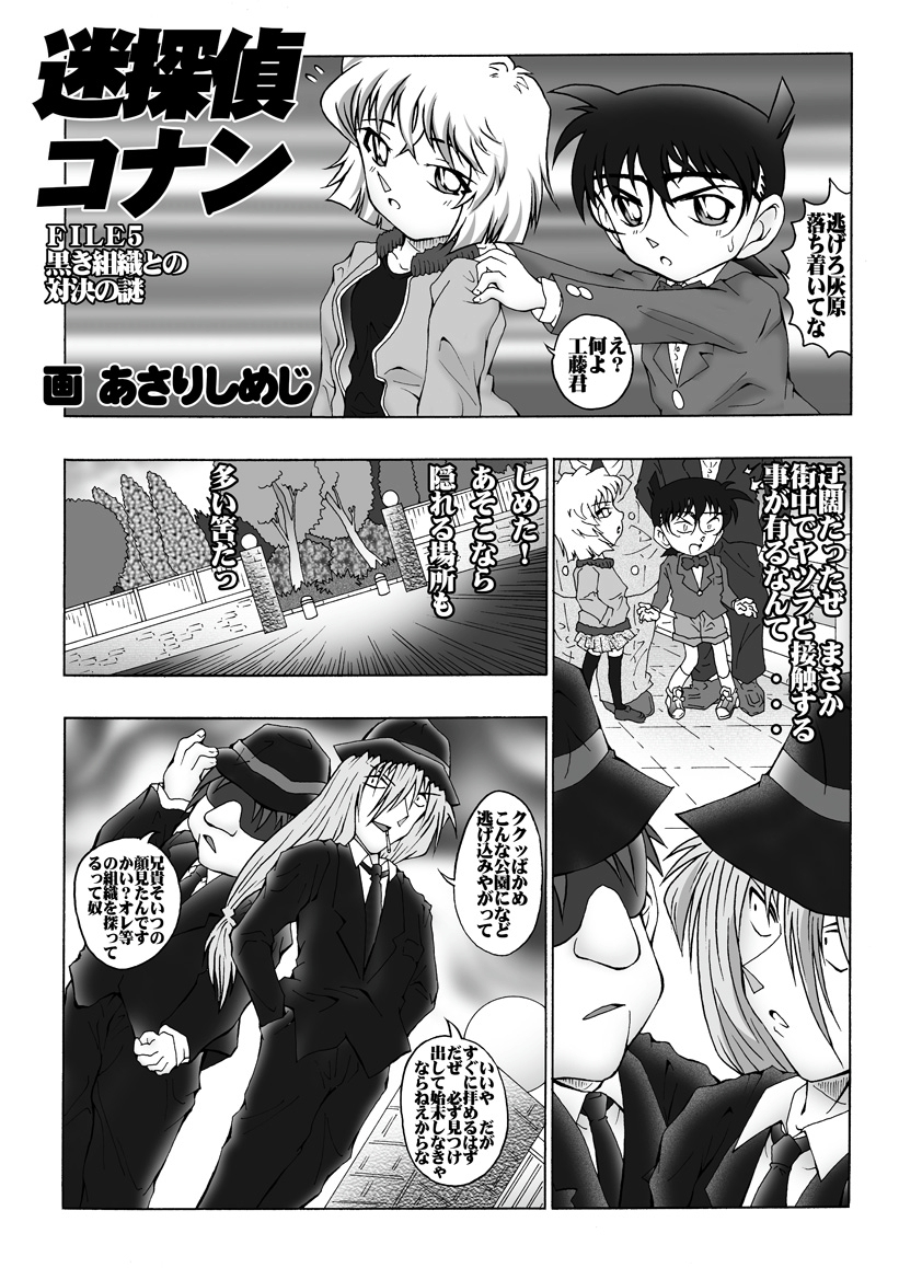 [Miraiya (Asari Shimeji)] Bumbling Detective Conan - File 5: The Case of The Confrontation with The Black Organiztion (Detective Conan) page 4 full