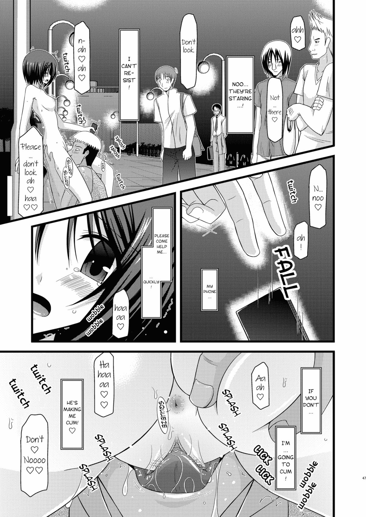 (Puniket 22) [valssu (Charu)] Roshutsu Shoujo Yuugi Roku | Exhibitionist Girl's Play 6 [English] {Munyu} [Decensored] page 46 full