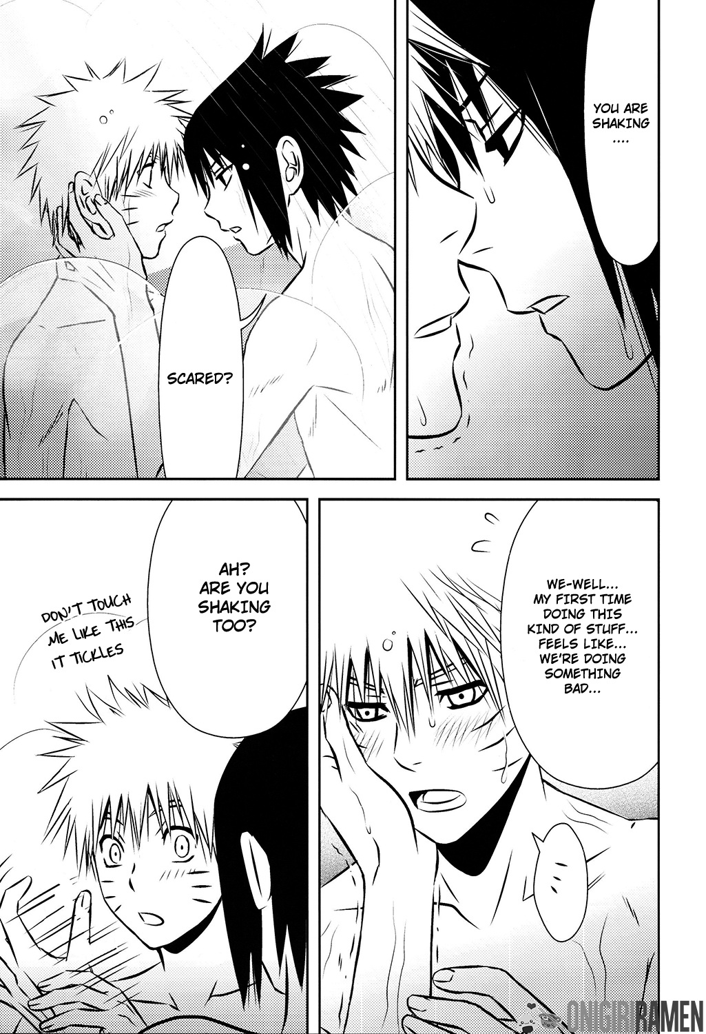 (C80) [@ Harukaze Shunpoo (Shunpoo)] SASUKE ♥ HAPIBA!! (Naruto) [English] [Onigiri Ramen] page 29 full