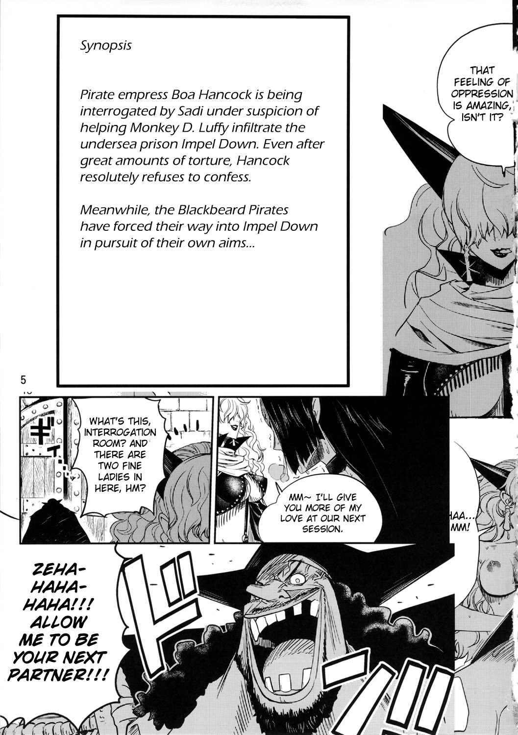 (C80) [Konohanaku (Konohana)] Zoku Onnagoroshi Hebi no Jigoku (One Piece) [English] =s3trans= page 4 full