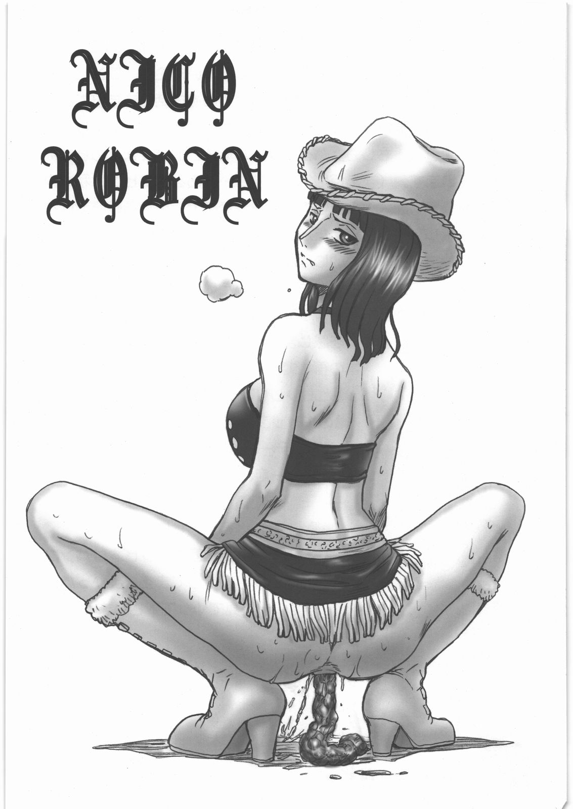 (SC48) [Rat Tail (Irie Yamazaki)] TAIL-MAN NICO ROBIN BOOK (One Piece) page 32 full