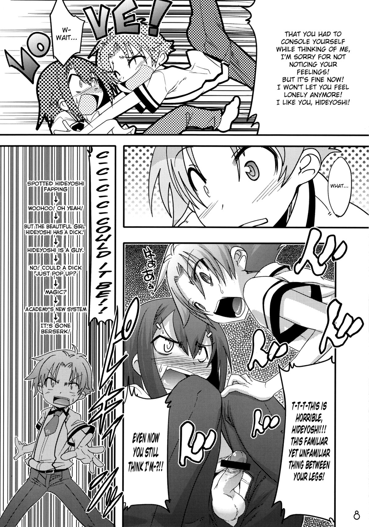 (C81) [Ego Dance (Nanamatsu Kenji)] Fortune Favours Fools (Baka to Test to Shoukanjuu) [English] =SW= page 8 full