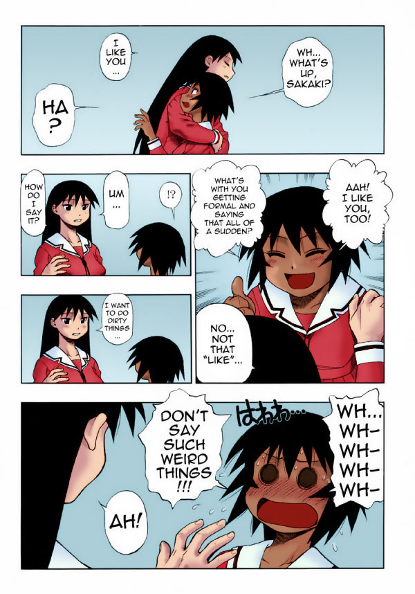 (C61) [Nikomark (Minazuki Juuzou, Twilight)] NIKOMARK-DAIOH (Azumanga-Daioh) [English] [0405] [Colored] page 4 full