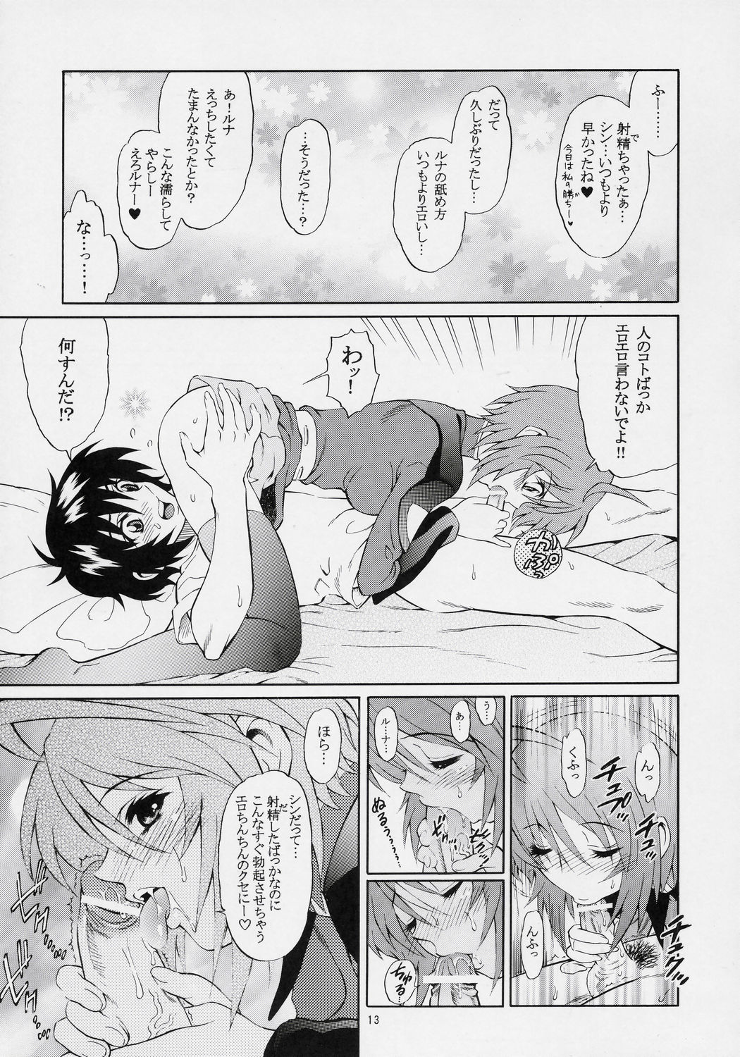 (C70) [GUST (Harukaze Soyogu)] Burning!! 3 (Kidou Senshi Gundam SEED DESTINY [Mobile Suit Gundam SEED DESTINY]) page 12 full