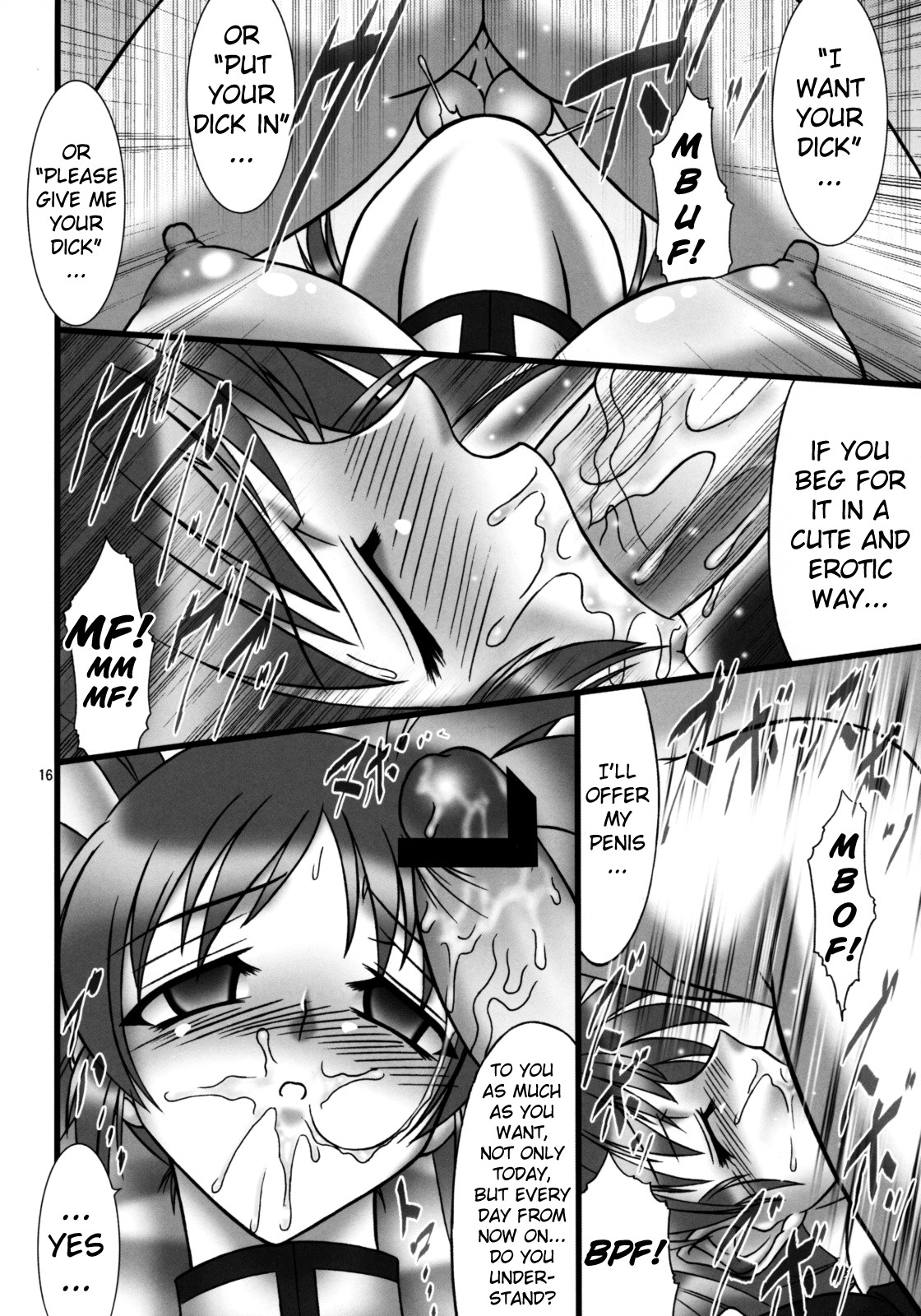 (C75) [AXZ (Hamon Ai)] Angel's stroke 22 Datenshi Gekitsui | Shoot down the Fallen Angel (Mahou Shoujo Lyrical Nanoha) [English] [biribiri] page 17 full