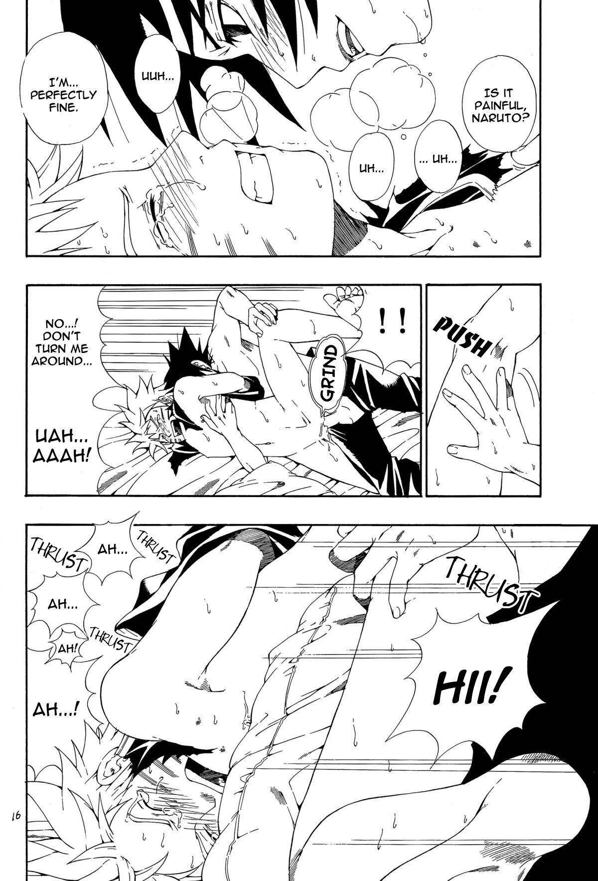 ERO ERO ERO (NARUTO) [Sasuke X Naruto] YAOI -ENG- page 14 full