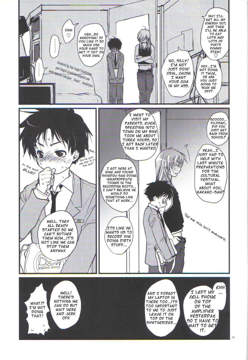 [CROCODILE-Ave. (Gangstar Yoshio)] Megamix Gravitation Capybara (Gravitation) [English] [Yaoi Fangirl Scanlations] page 4 full